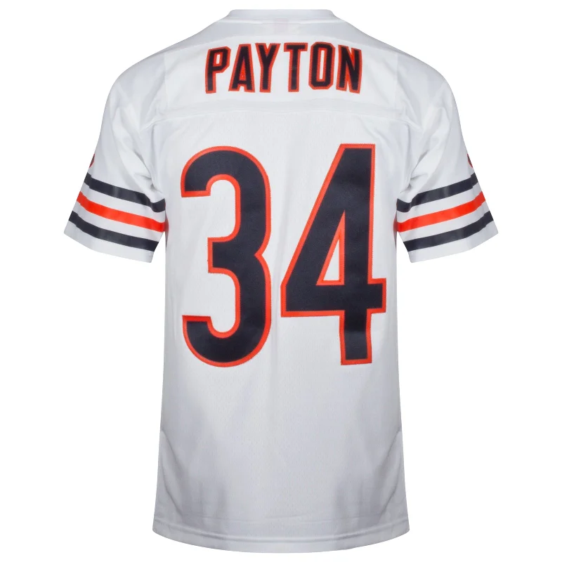 Walter Payton Chicago Bears Men's White Away Premier Jersey Masculine Men's 