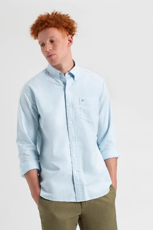 St. Ives Resort Oxford Shirt - Sky Preppy Men's College