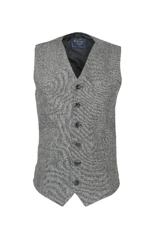 Serica Elite Waistcoat - Light Gray Stylish Men's Neon