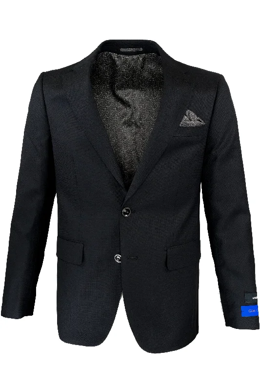 Giles & Jasper 2024 Modern Fit Sport Coat - Black Confident Men's High