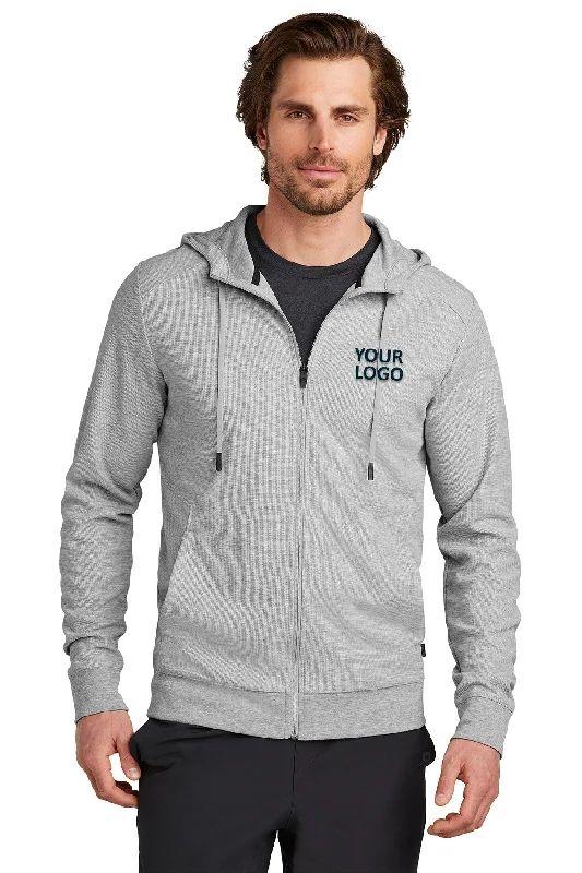 OGIO Revive Custom Full-Zips, Light Heather Grey Artistic Men's Hand