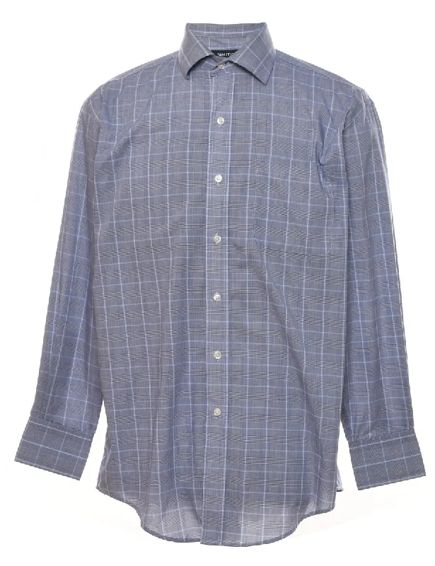 Nautica Checked Shirt - L Organic