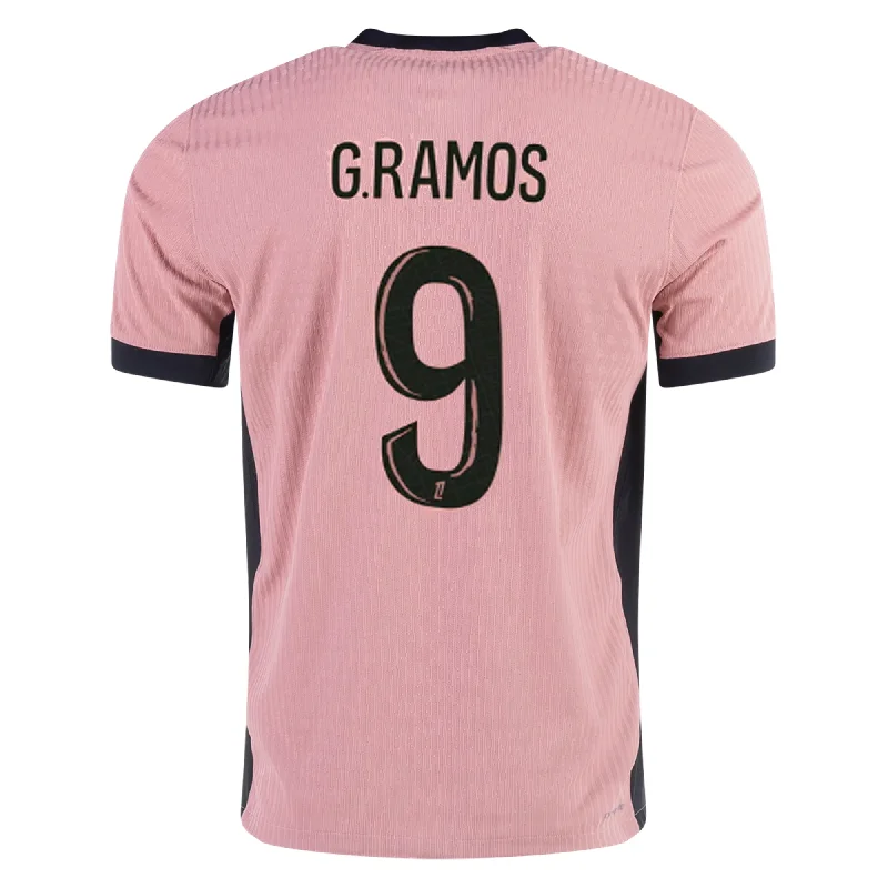 Nike Youth Paris Saint-Germain Gonçalo Ramos Third Jersey 24/25 (Rust Pink/Blank) Tailored