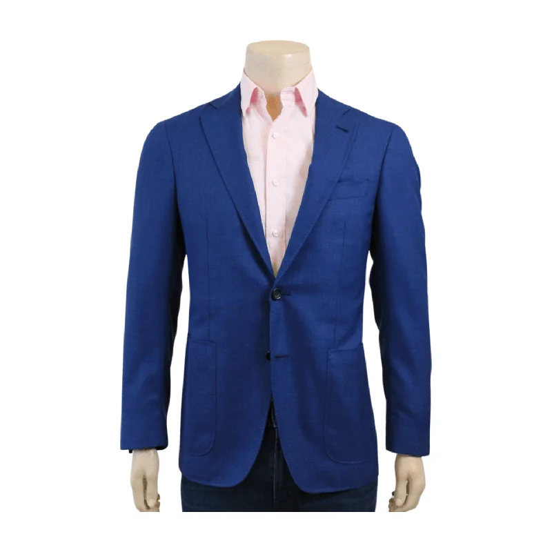 KEI Blazer in Royal Blue Wool Artistic Men's Avant