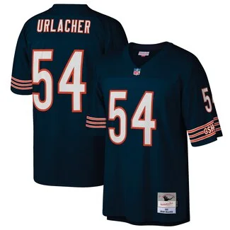 Brian Urlacher Chicago Bears Men's Navy Legacy Replica Jersey Sophisticated Men's French