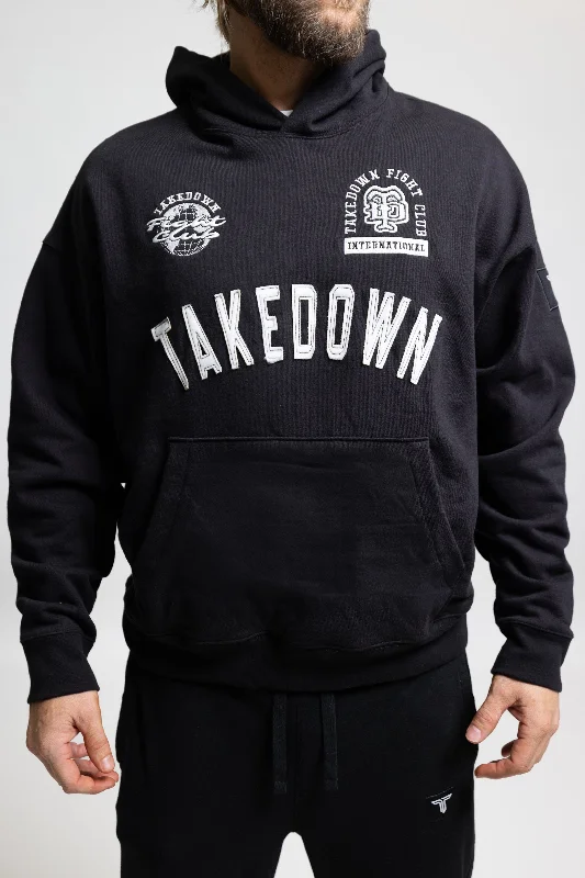 Takedown Arch Heavyweight Hoodie - Black/White Beach