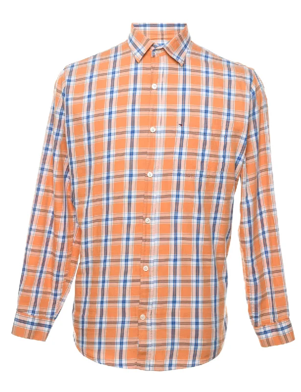 Tommy Hilfiger Checked Shirt - L Minimalist Men's Casual 