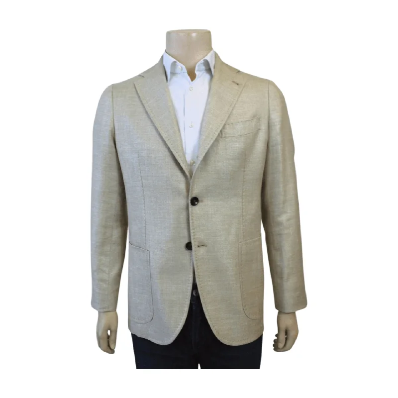 Sartorio Sport Coat - Solid Tan Traditional Men's Country