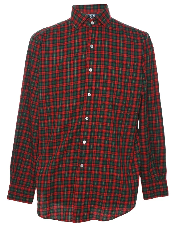 Ralph Lauren Checked Shirt - M Sophisticated Men's 