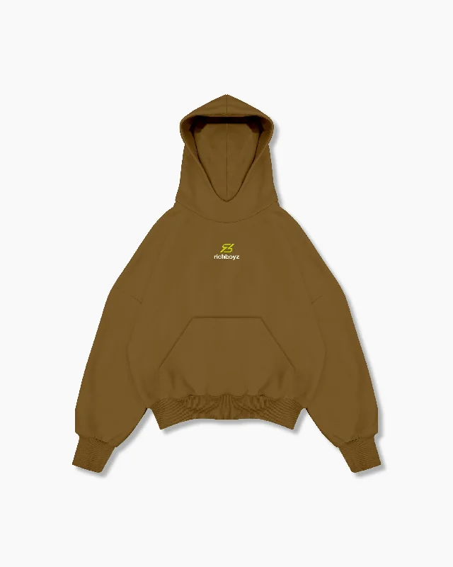 Box Hoodie - Cinnamon Trendy Men's Oversized