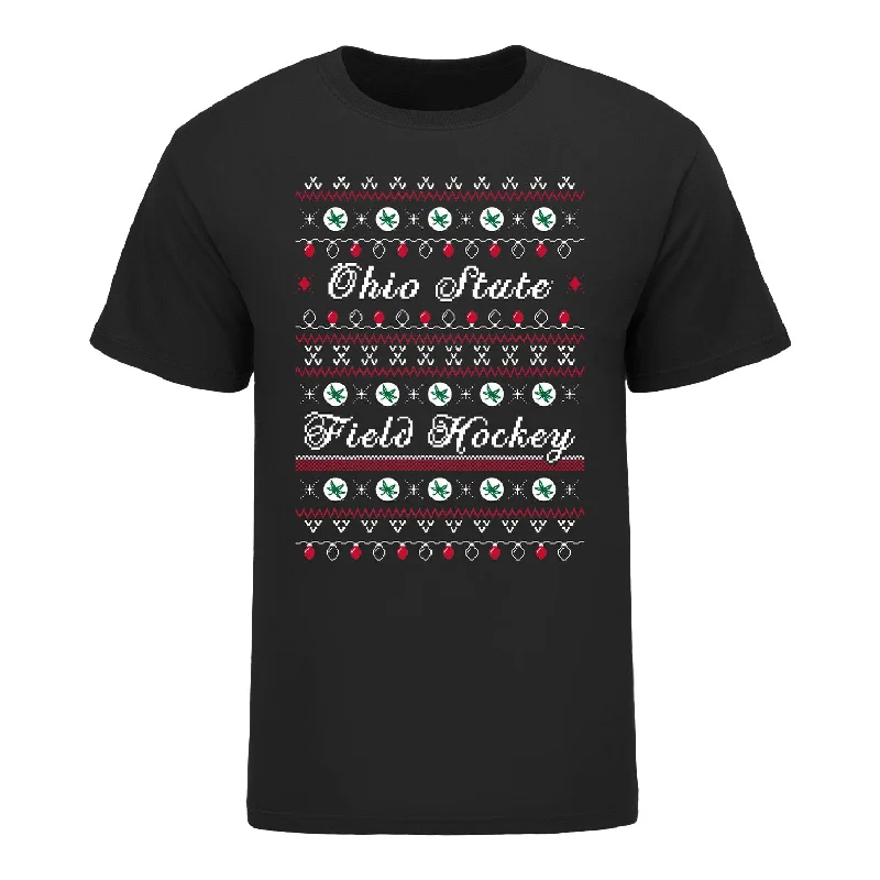 Ohio State Buckeyes Ugly Field Hockey Sweater T-Shirt Edgy Men's Punk