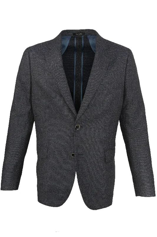 Paul Betenly Wool Sport Coat - Blue / Brown Street