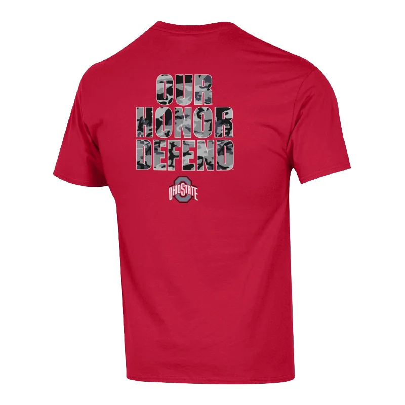 Ohio State Buckeyes Champion Back Hit T-Shirt Refined Men's Hand