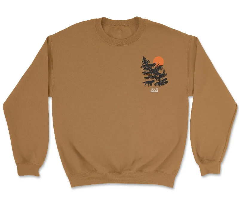 Wolves Camel Crew Sweatshirt Classic Men's Pin