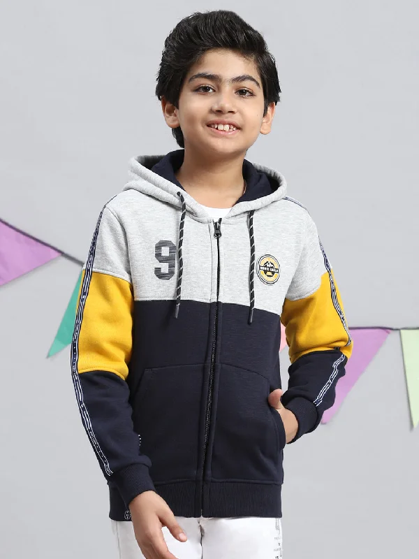 Boys Yellow Printed Sweatshirt Refined Men's Hand