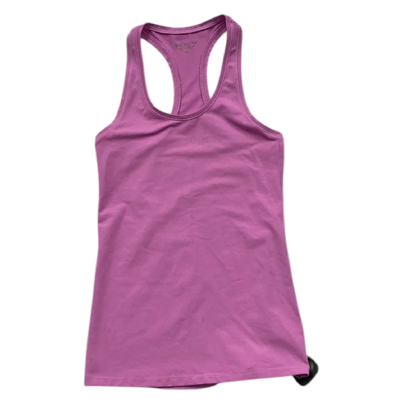 Athletic Tank Top By Athleta In Pink, Size: Xs Trendy Men's Scandinavian