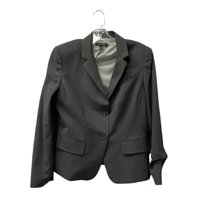 Blazer By Ann Taylor In Grey, Size:M Youthful Men's Anime