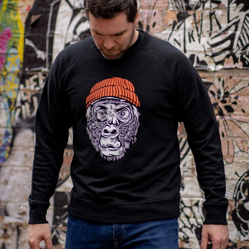 Winston’s - Gorilla Sweatshirt - Black Rugged Men's Outdoor 