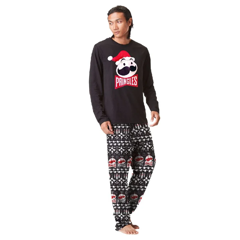 CRAZYLOUNGE Pringles ChristmasSuper-Soft Pajamas & Loungewear Traditional Men's Wool