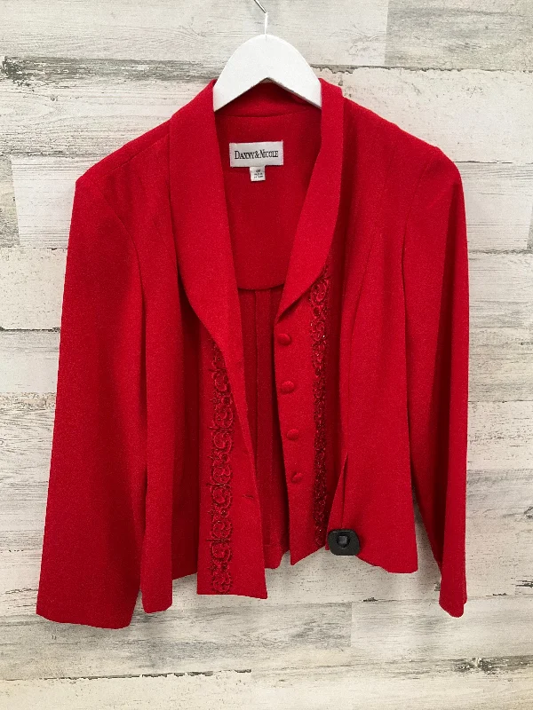 Blazer By Dannyandnicole In Red, Size: Lp Preppy Men's College