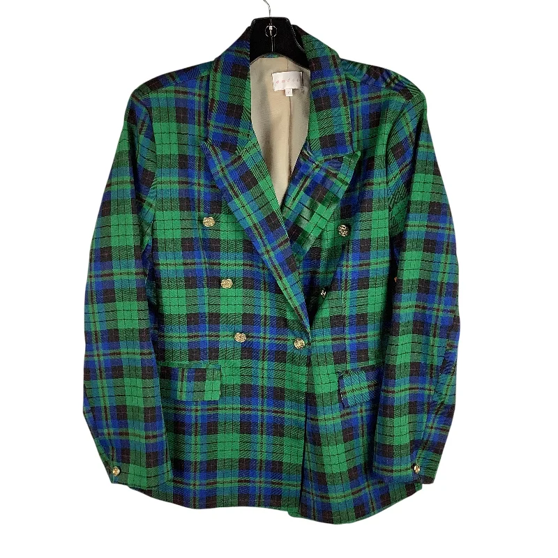 Blazer By Entro In Plaid Pattern, Size: L Street