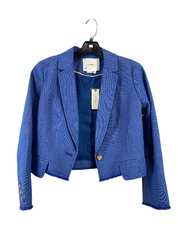 Blazer By Anthropologie In Blue, Size: 0 Casual Men's Loose