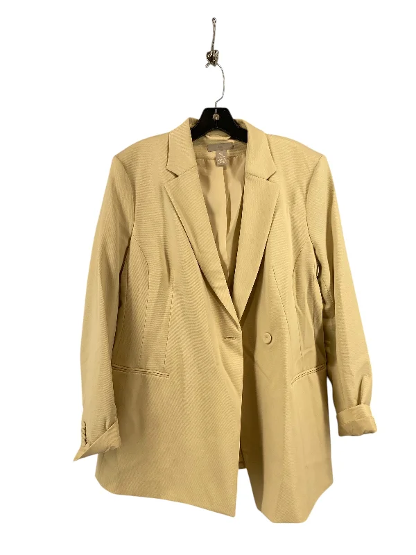 Blazer By H&m In Tan, Size: L Cozy Men's Sherpa