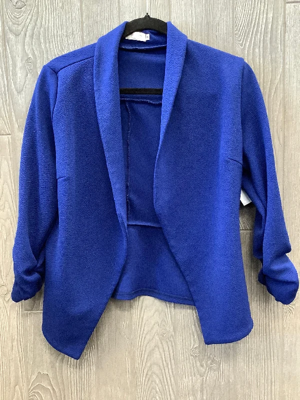 Blazer By Clothes Mentor In Blue, Size: M Casual Men's Loose