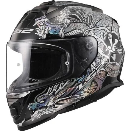 Assault Warrior Krome Full Face Helmet Sophisticated Men's French