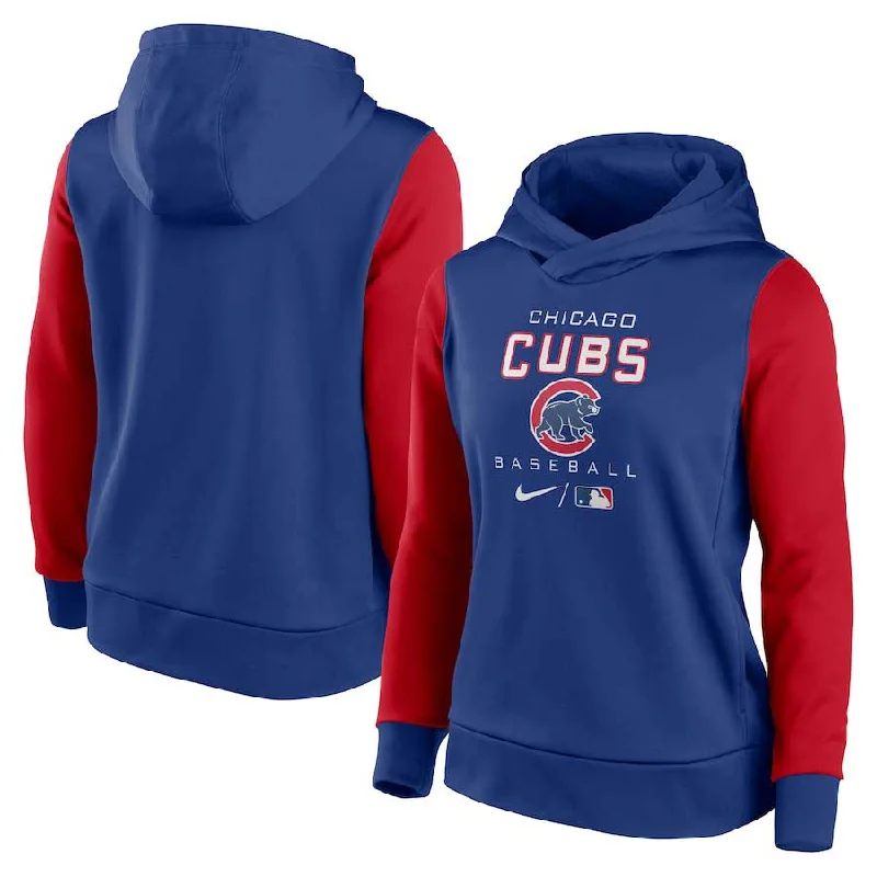 Chicago Cubs AC Women's Nike Fleece Hooded Sweatshirt Bohemian Men's Free