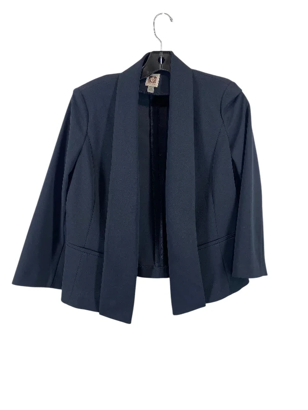 Blazer By Anne Klein In Navy, Size: S Trendy Men's Bucket