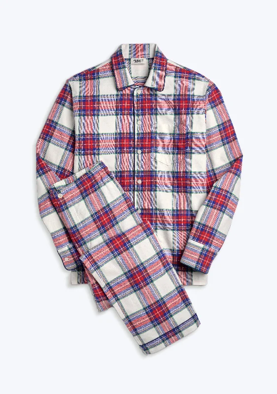 Henry Pajama Set in Cabin Plaid Flannel Tough Men's Tactical