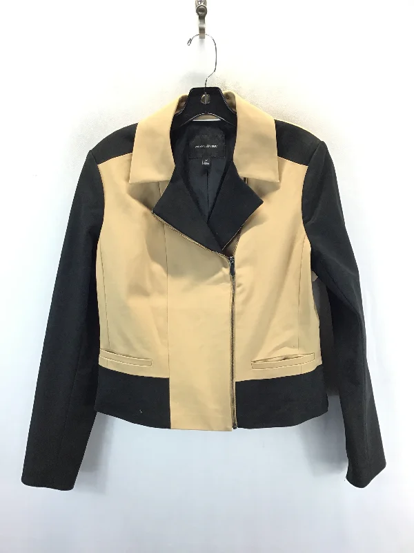 Blazer By Banana Republic In Black & Tan, Size: 12 Street