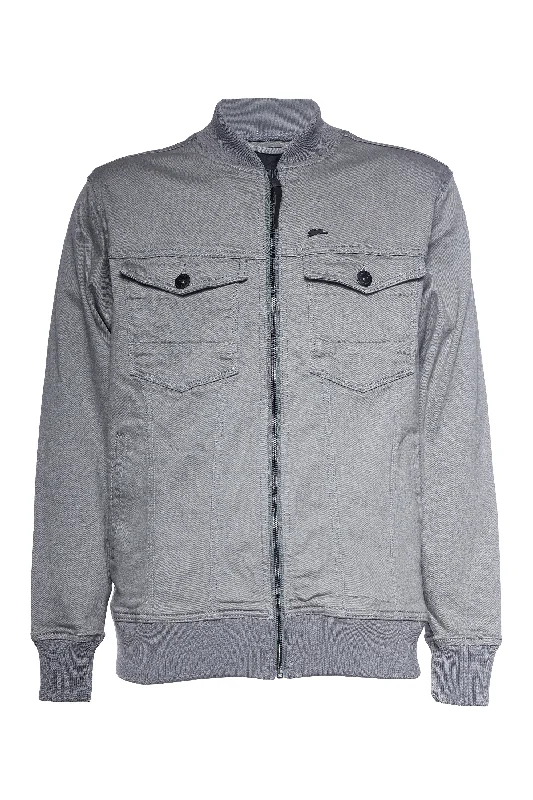 Tommy | Men's Gray Twill Jacket Organic