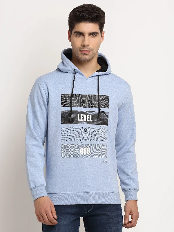 Men's Sky Melange Sweatshirt Hip Men's Retro