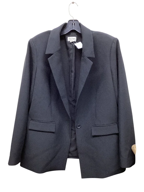 Blazer By Open Edit In Black, Size: L Bold Men's Animal