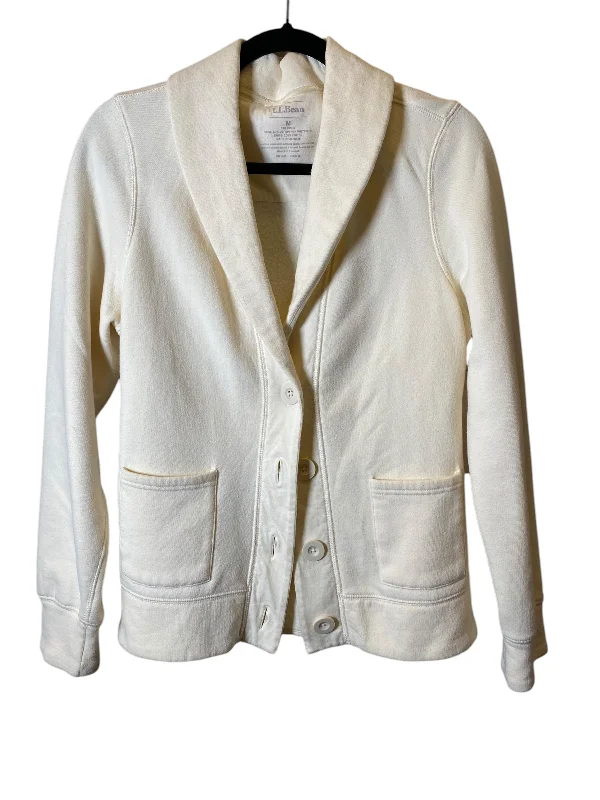 Blazer By L.l. Bean In Cream, Size: M Sleek Men's Contemporary 