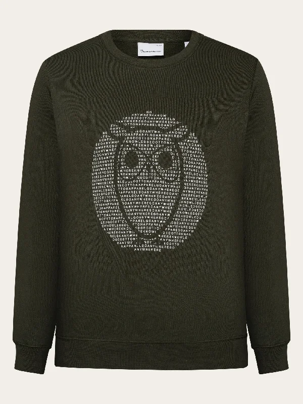 Sweat with big owl print - Forrest Night Hip Men's Urban