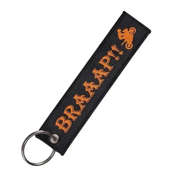 Motorcycle Key Chain - Ready To Race / Braaap Elegant Men's Formal 