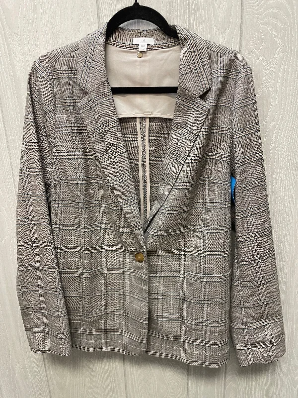 Blazer By J. Jill In Plaid Pattern, Size: M Youthful Men's Anime