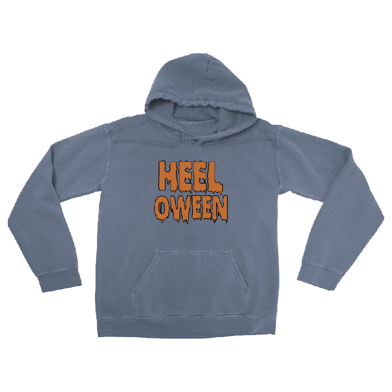 Heel-oween Comfort Colors Adult Sweatshirt in Blue Jean Laid