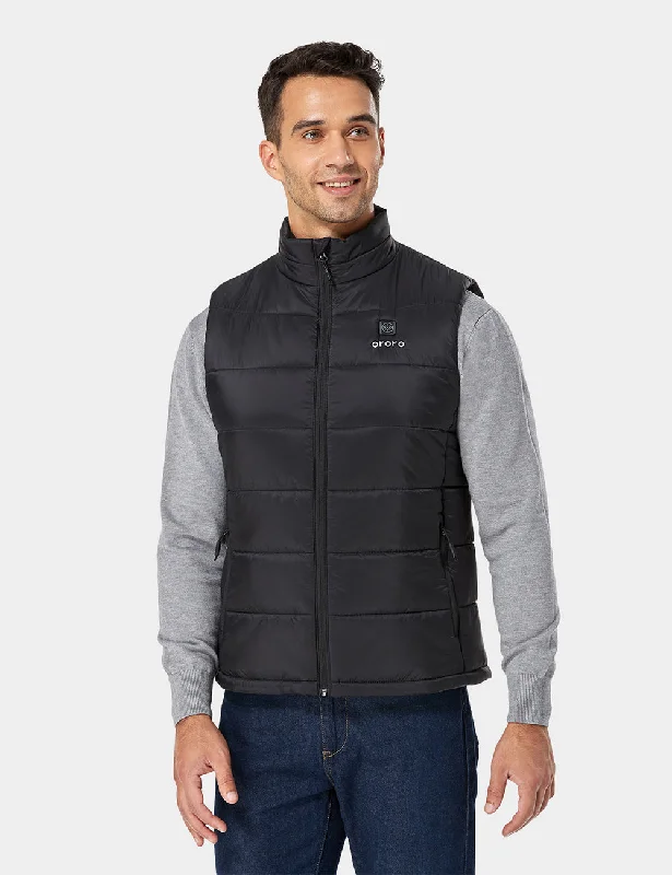 Men's Classic Heated Vest - Black Tailored