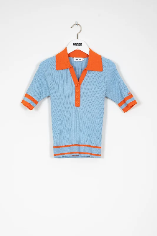 POLO SANTORINI-BLUE Dynamic Men's Moto