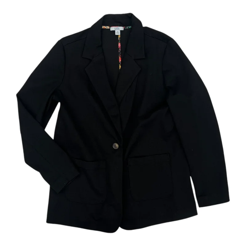 Blazer By Croft And Barrow In Black, Size:M Elegant Men's Cashmere