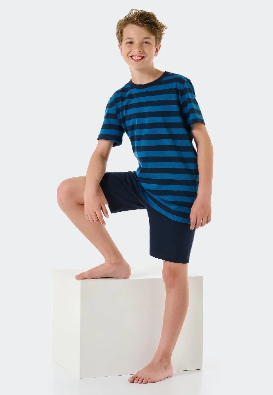 Schiesser Kids - Organic Cotton - Short Pajamas Hip Men's Retro