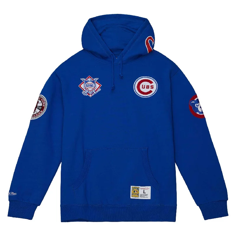 Chicago Cubs City Collection Vintage Hooded Sweatshirt Traditional Men's Wool