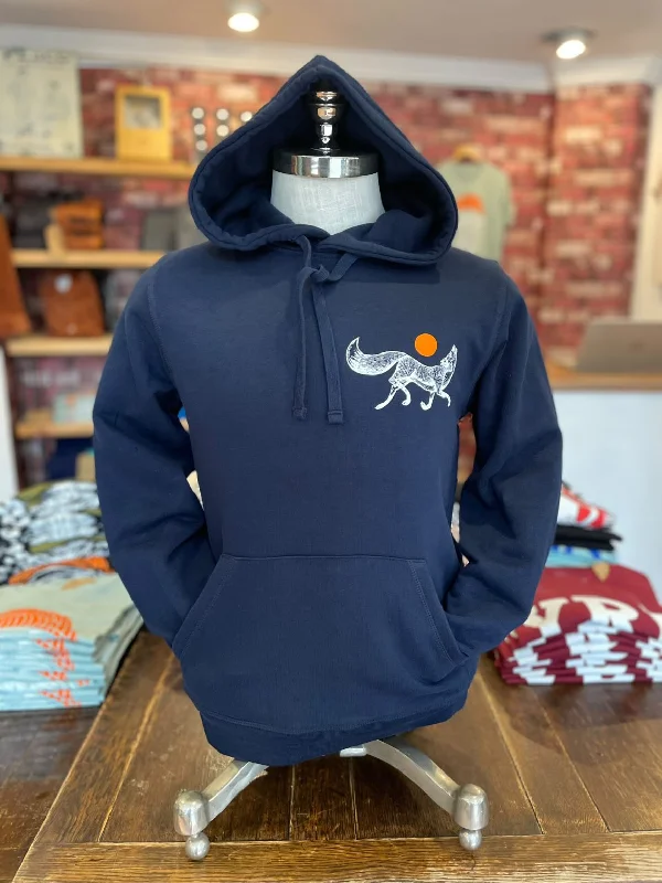 Winstons - Fox Hoodie - Dark Navy Casual Men's Japanese 