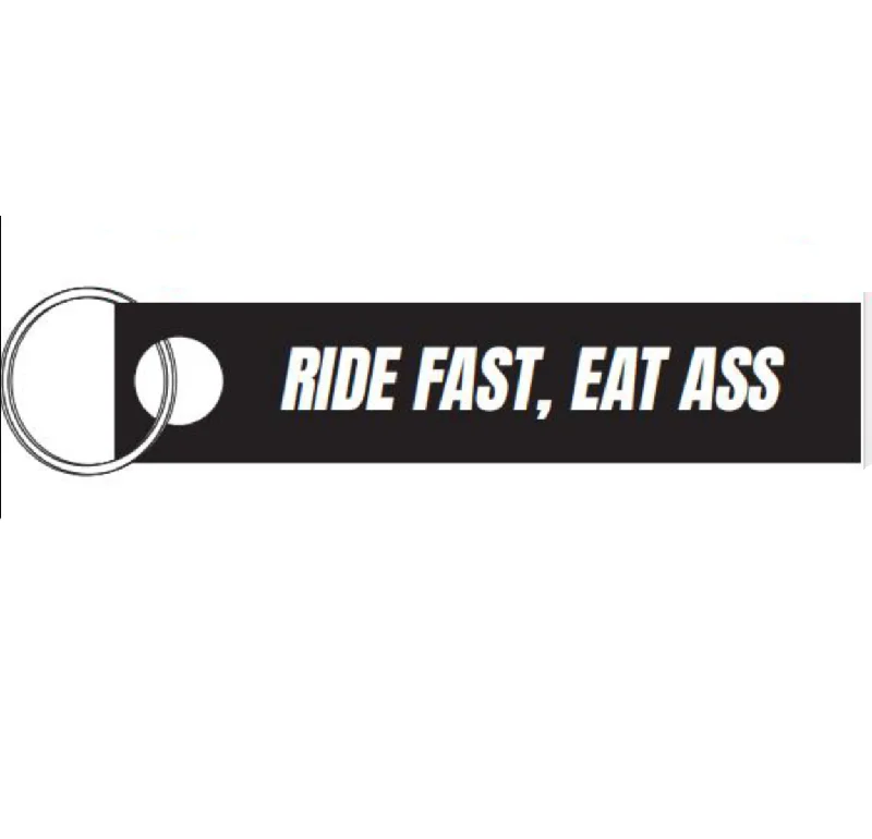 Motorcycle Key Chain - Ride Fast, Eat Ass Earthy Men's Sustainable 