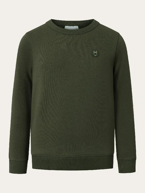 Badge crew neck sweat - Forrest Night Sporty Men's Tennis