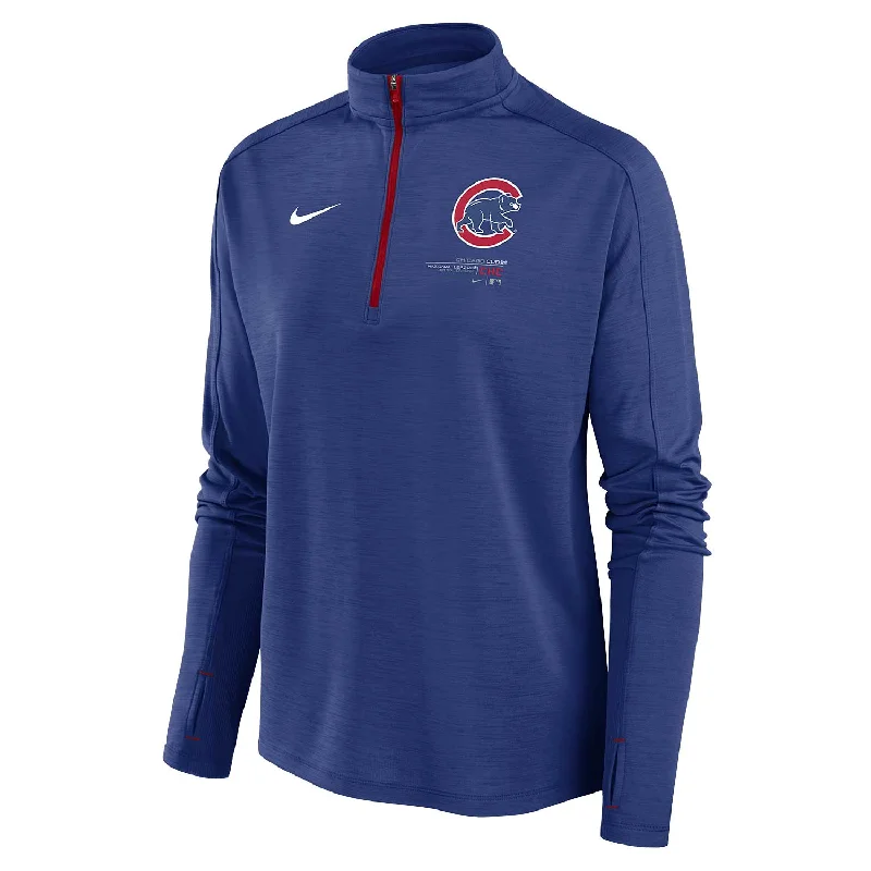 Chicago Cubs Women's Nike Pacer 1/4-Zip Sweatshirt Confident Men's High